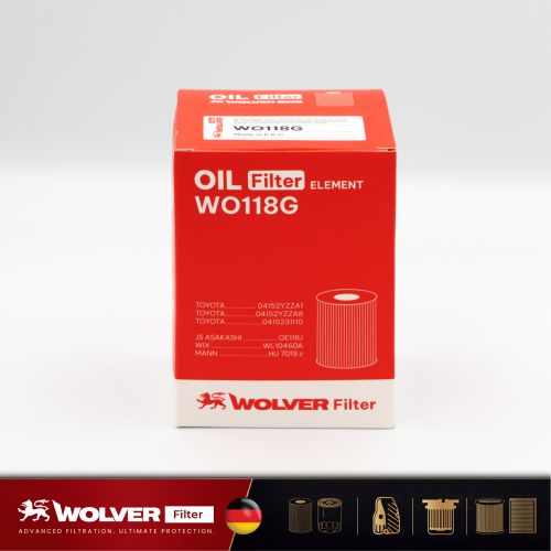 Lọc Nhớt Động Cơ: Wolver WO118G